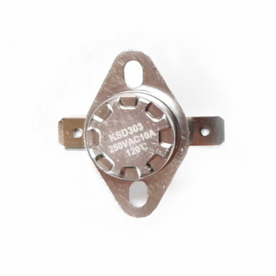 Термостат KSD303 10A, 120°С, биметаллический самовозвратный для Ariston, Ther...