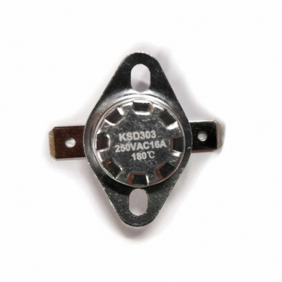 Термостат KSD303 16A, 180°С, биметаллический самовозвратный для Ariston, Ther...