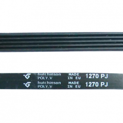 Ремень 1270 J5, L1265мм, черный, Hutchinson, AEG, Ariston, Indesit, Samsung, ...