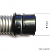 Шланг для пылесосов Samsung, LG, Philips, L1800мм, с соединениями 45мм (VAC100UN), v1152 Шланг для пылесосов Samsung, LG, Philips, L1800мм, с соединениями 45мм (VAC100UN), v1152