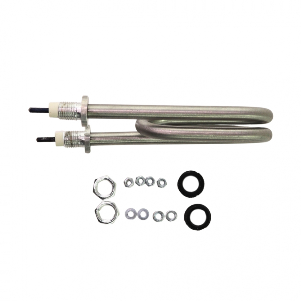 ТЭН для умывальника 1500W, нерж, М10, L115мм, межосевое расстояние 34мм, ф7, 230V, 02.151