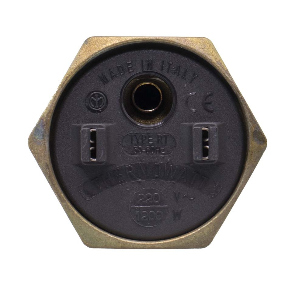 ТЭН для чугунной батареи отопления (радиатора) 1,2 кВт, медь, D42, G1 1/4", L280мм, 220V, TW, 3400067