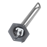 ТЭН для масляного радиатора (батареи) 2,5 кВт (1000+1500), черн, D42, клеммы под разъем, G1 1/4", L325мм, 220V, Р25М