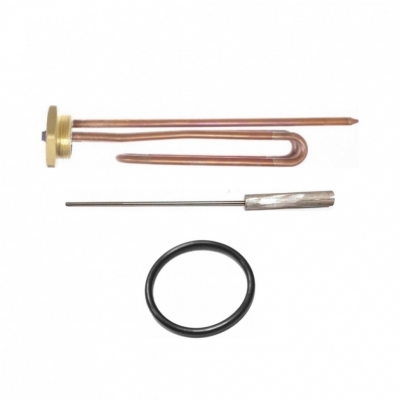 Комплект ТЭН 2,5кВт (2500Вт) RCT, резьбовой 42мм для Ariston, De Luxe, Real, Thermex + прокладка + анод, 30259K