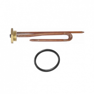 Комплект ТЭН 1,5кВт (1500Вт) RCT, резьбовой 42мм для Ariston, De Luxe, Real, Thermex, под анод М6 + прокладка, 30296K1