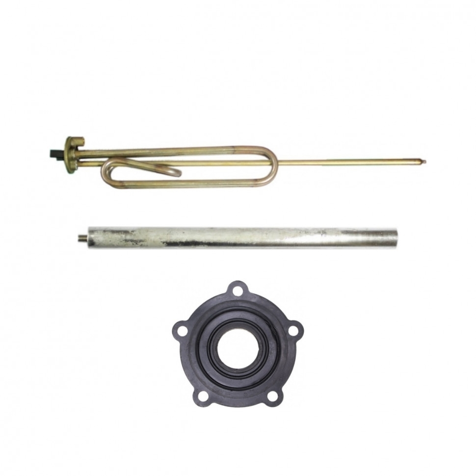 Комплект ТЭН 2,5кВт (2500Вт) RCF для водонагревателя Ariston SG 150, 200 л + прокладка + анод, 10045K4