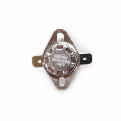 Термостат KSD303 16A, 140°С, биметаллический самовозвратный для Ariston, Ther...