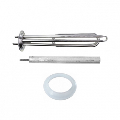 Комплект ТЭН 1,5кВт (1500Вт) RF для водонагревателя Polaris + прокладка + анод, П1502K